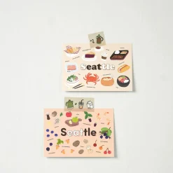 8pcs Seattle Postcard Set
