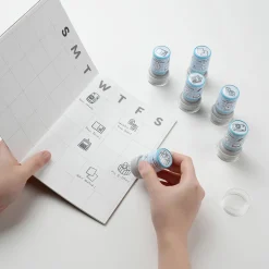 4pcs Self-inking Stamp Set