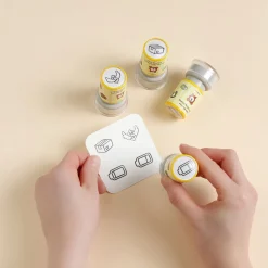 4pcs Self-inking Stamp Set
