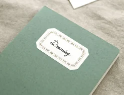 2pcs Simple Label Sticker Set