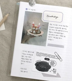 2pcs Simple Label Sticker Set