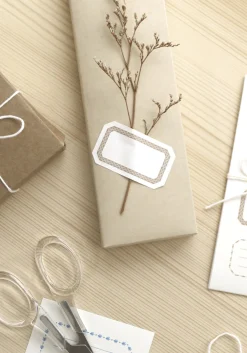 2pcs Simple Label Sticker Set