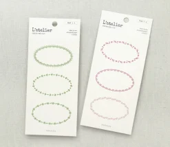 2pcs Simple Label Sticker Set