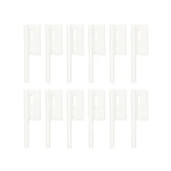 12pcs Slim Spiral Ring Label Clip Set