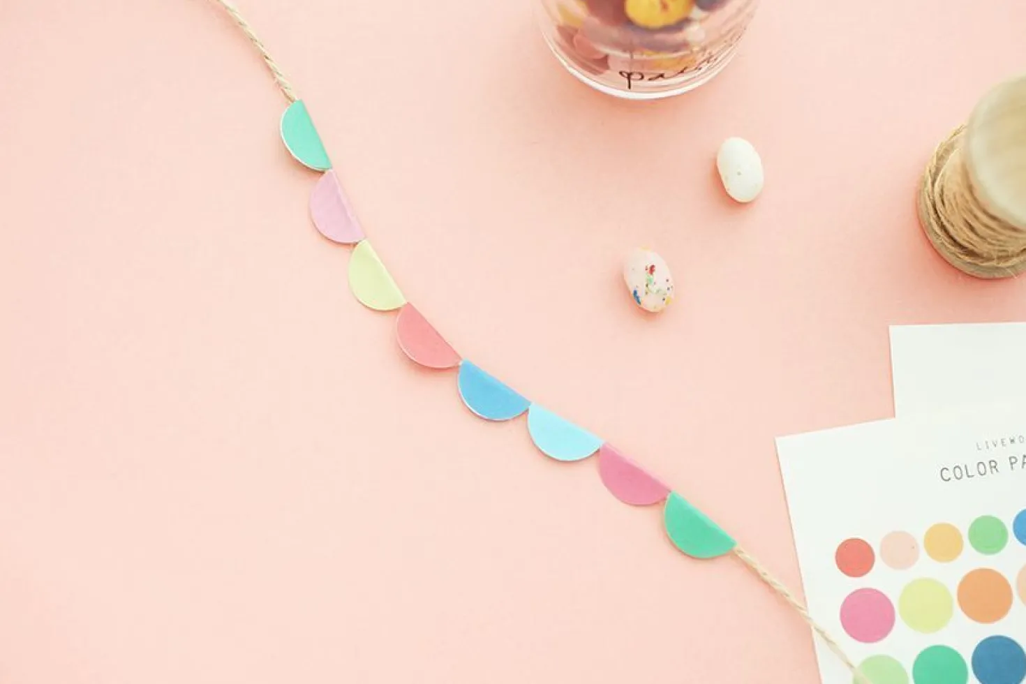 2pcs Solid Color Palette Sticker Set