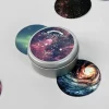 48pcs Space Round Deco Sticker Set