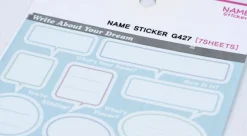 7pcs Speech Bubble Label Sticker Set
