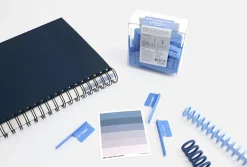 50pcs Spiral Ring Label Clip Set
