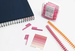 50pcs Spiral Ring Label Clip Set