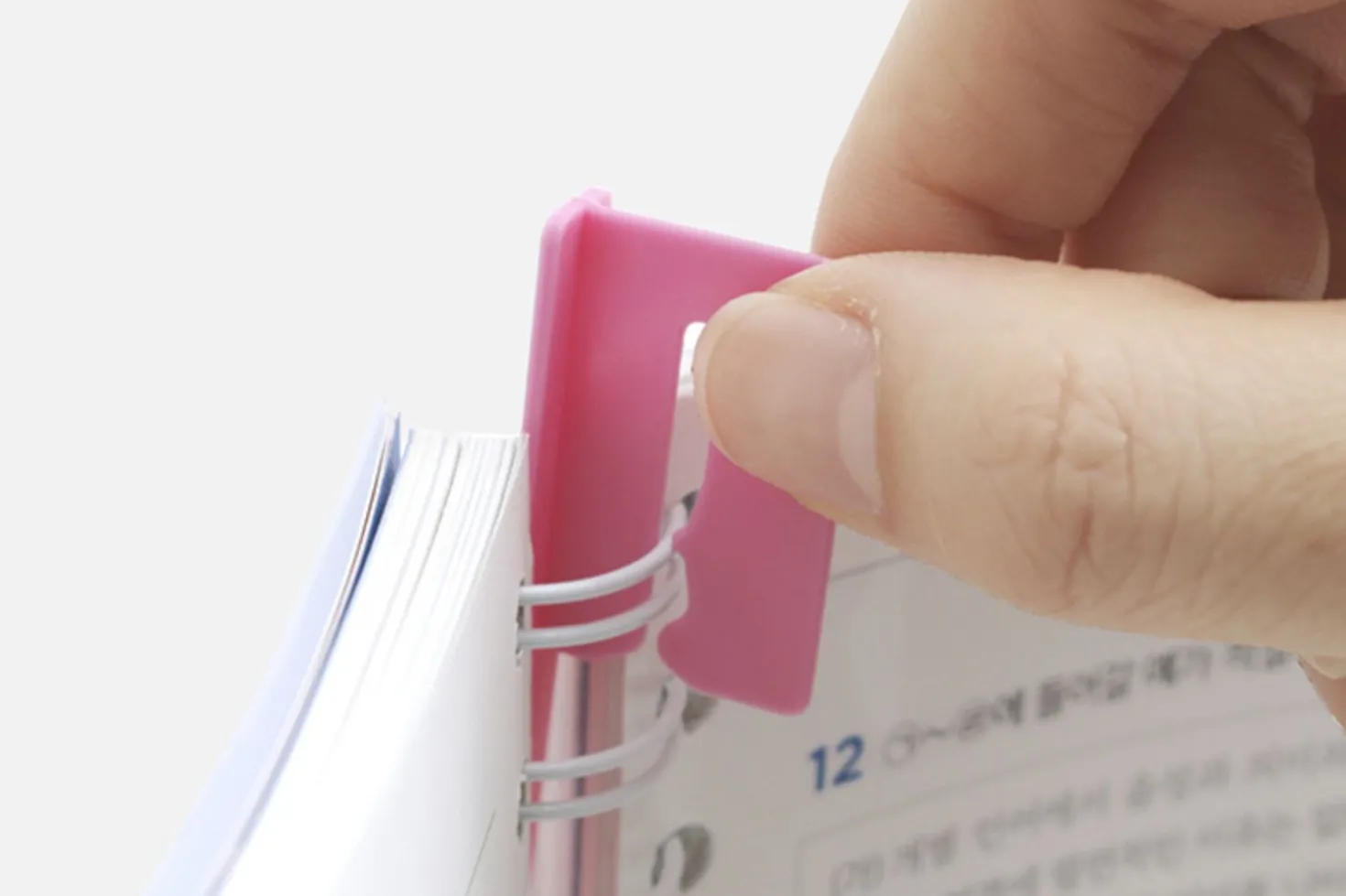 50pcs Spiral Ring Label Clip Set
