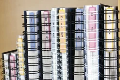 50pcs Spiral Ring Label Clip Set