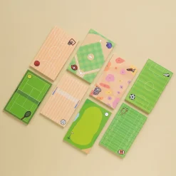 8pcs Sports Memo Pad Set