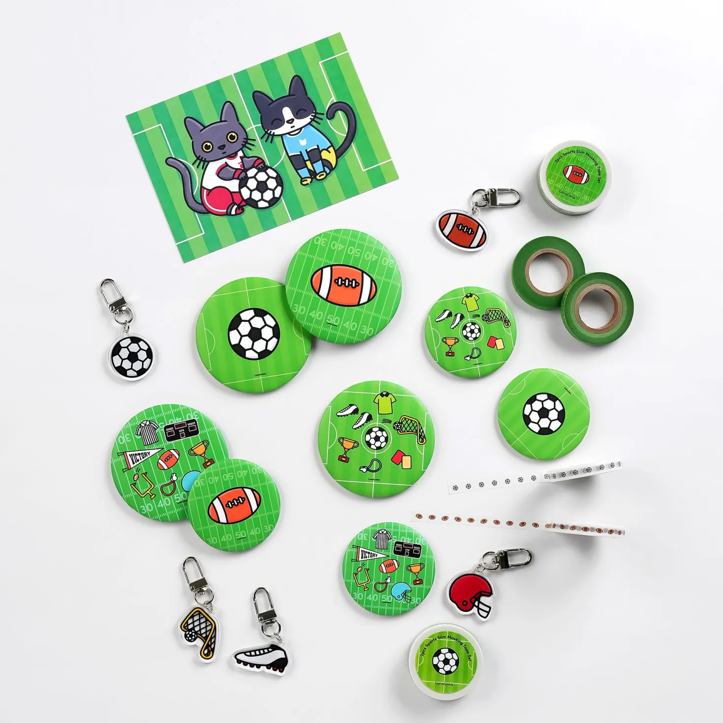 2pcs Sports Slim Masking Tape Set