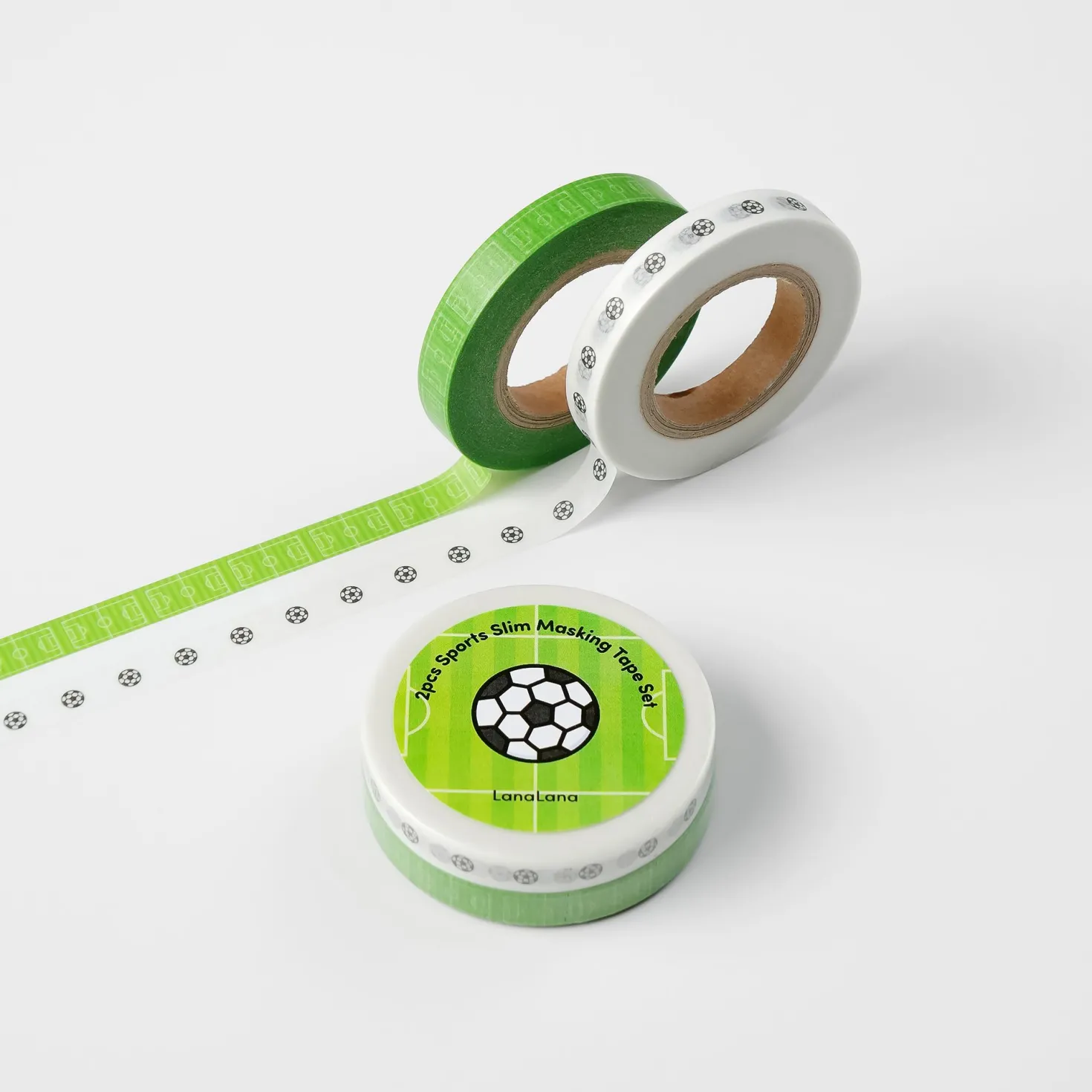 2pcs Sports Slim Masking Tape Set