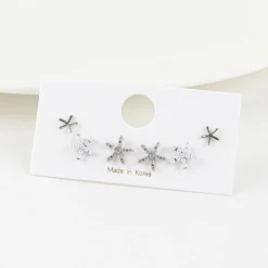 6pcs Starfish Earring Set