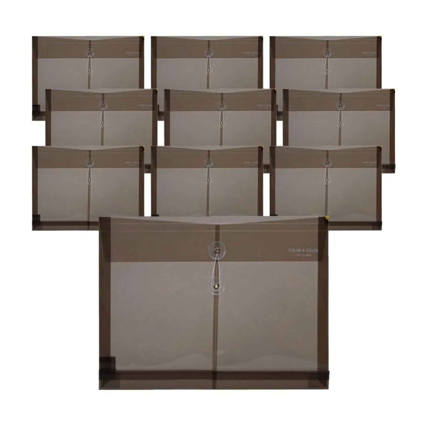 10pcs String Tie Document Envelope Set