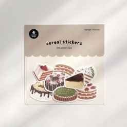21pcs Sweet Cake Cereal Sticker Set