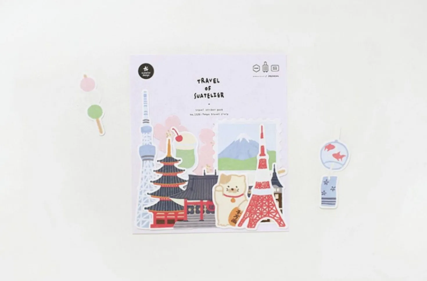 28pcs Tokyo Travel Sticker Set