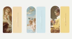 2pcs Vintage Arch Bookmark Set
