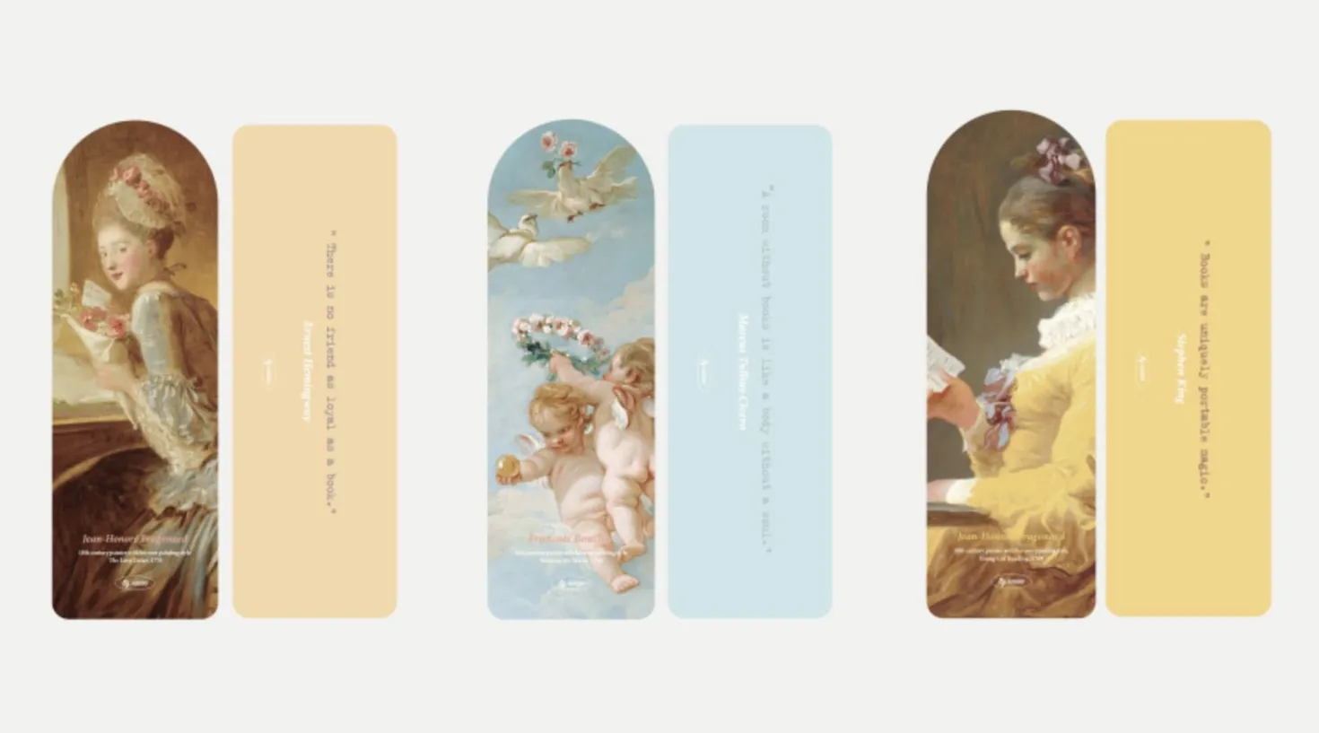 2pcs Vintage Arch Bookmark Set