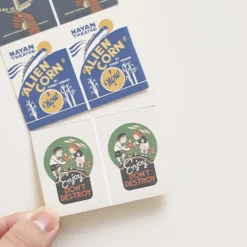 48pcs Vintage Label Sticker Set v2