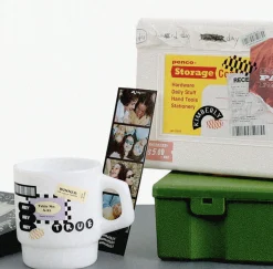 6pcs Vintage Removable Sticker Set