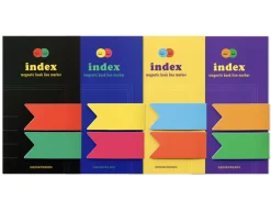 2pcs Vivid Magnetic Index Bookmark Set