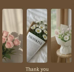 3pcs Warm Wishes Bookmark Set