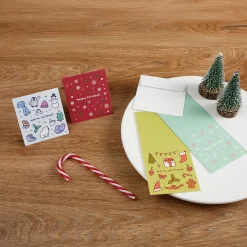 2pcs Winter Holiday Mini Card Set