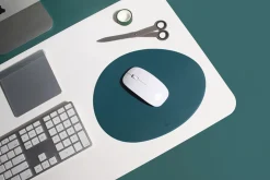 Pebble Vegan Leather Mouse Pad