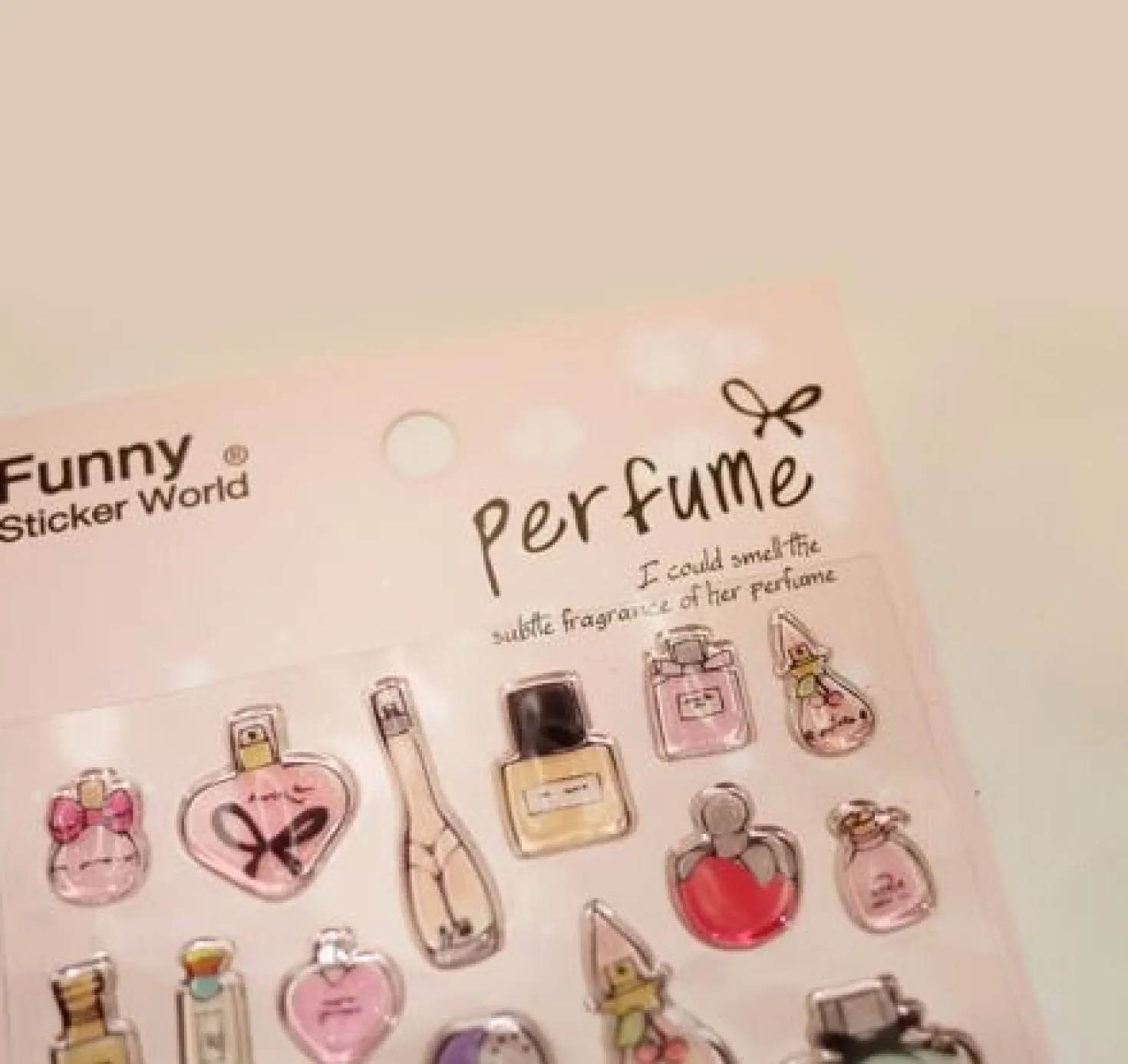 Perfume Epoxy Deco Sticker