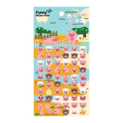 Pig Emoji Puffy Sticker