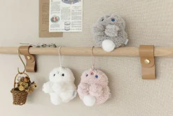 Piyo Bunny Fluffy Key Ring