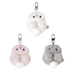 Piyo Bunny Fluffy Key Ring
