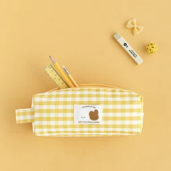 Piyo Check Pencil Pouch