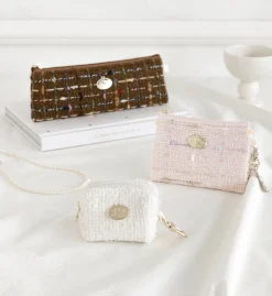 Piyo Tweed Earphone Pouch