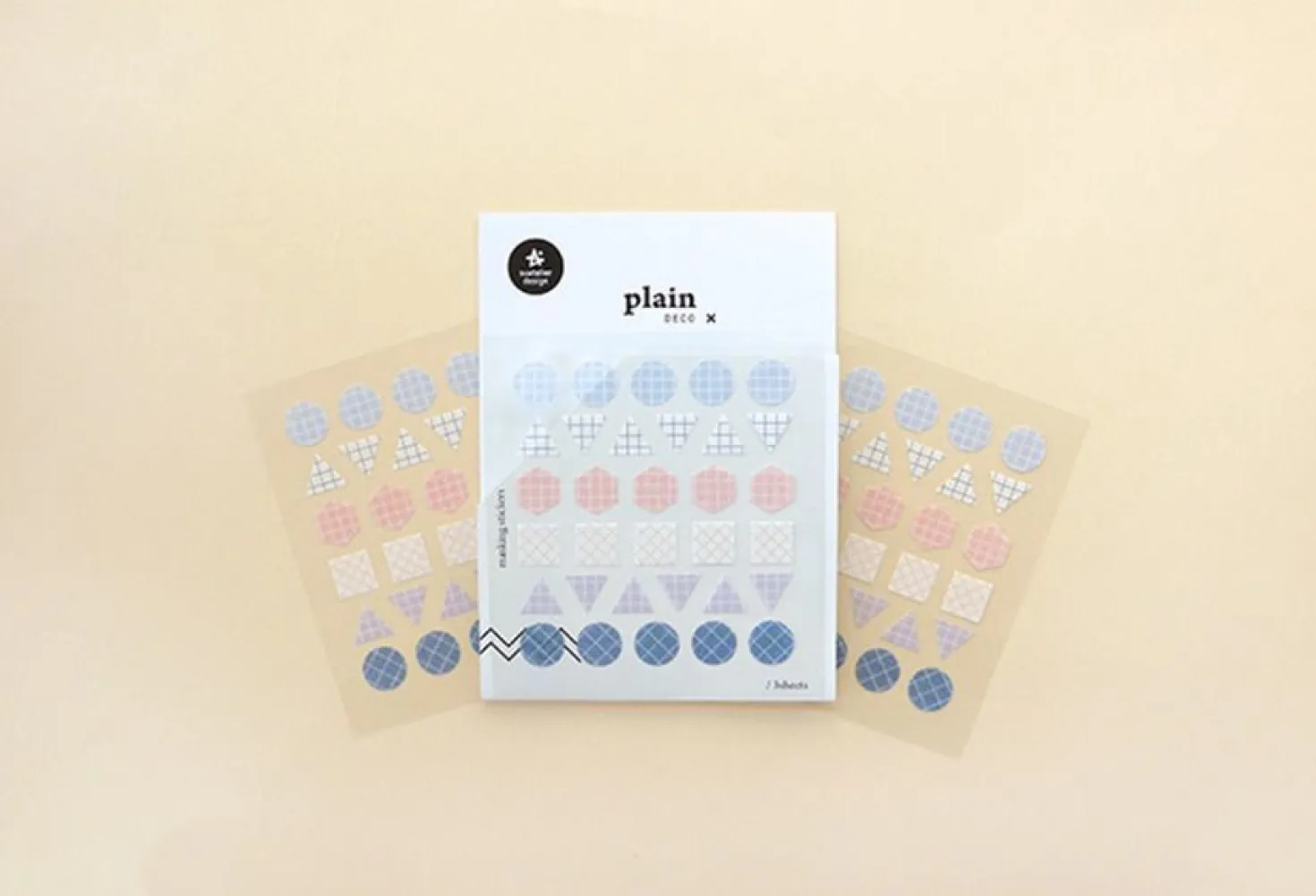 Plain Deco Sticker v7