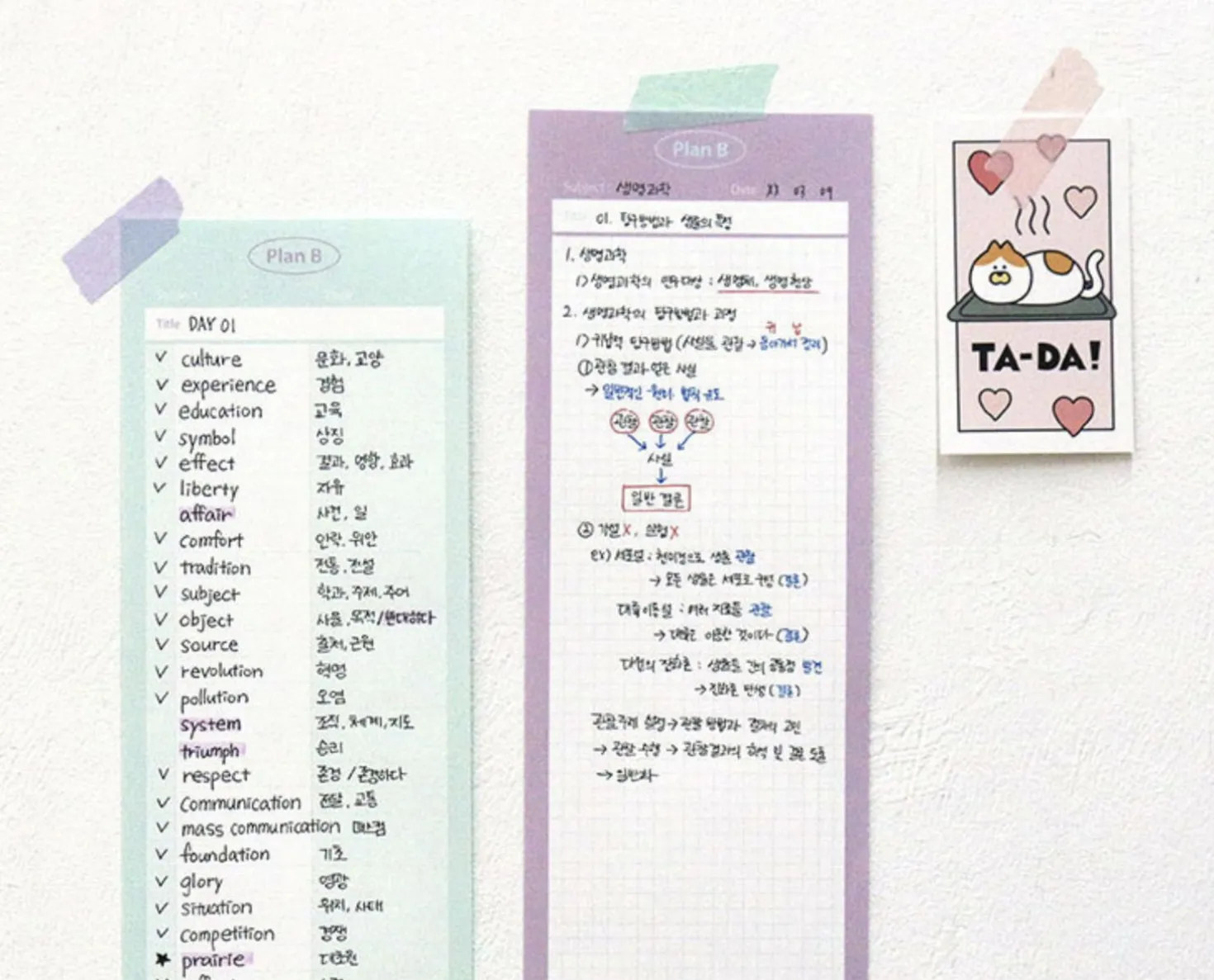 Plan B Half B5 Double-sided Notepad