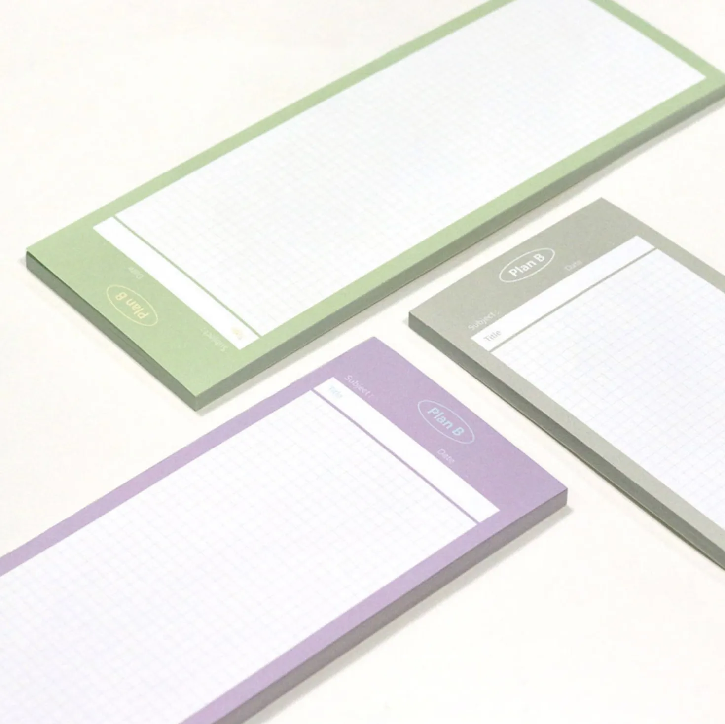 Plan B Half B5 Double-sided Notepad
