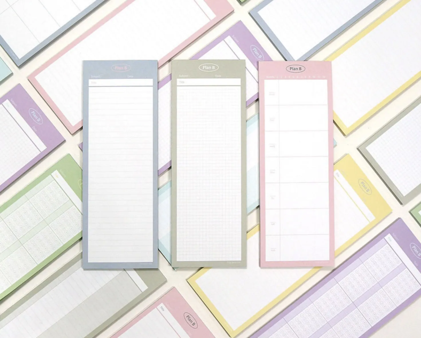 Plan B Half B5 Double-sided Notepad