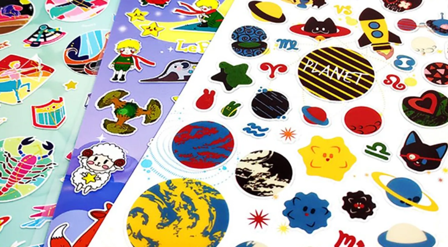 Planet PVC Deco Sticker