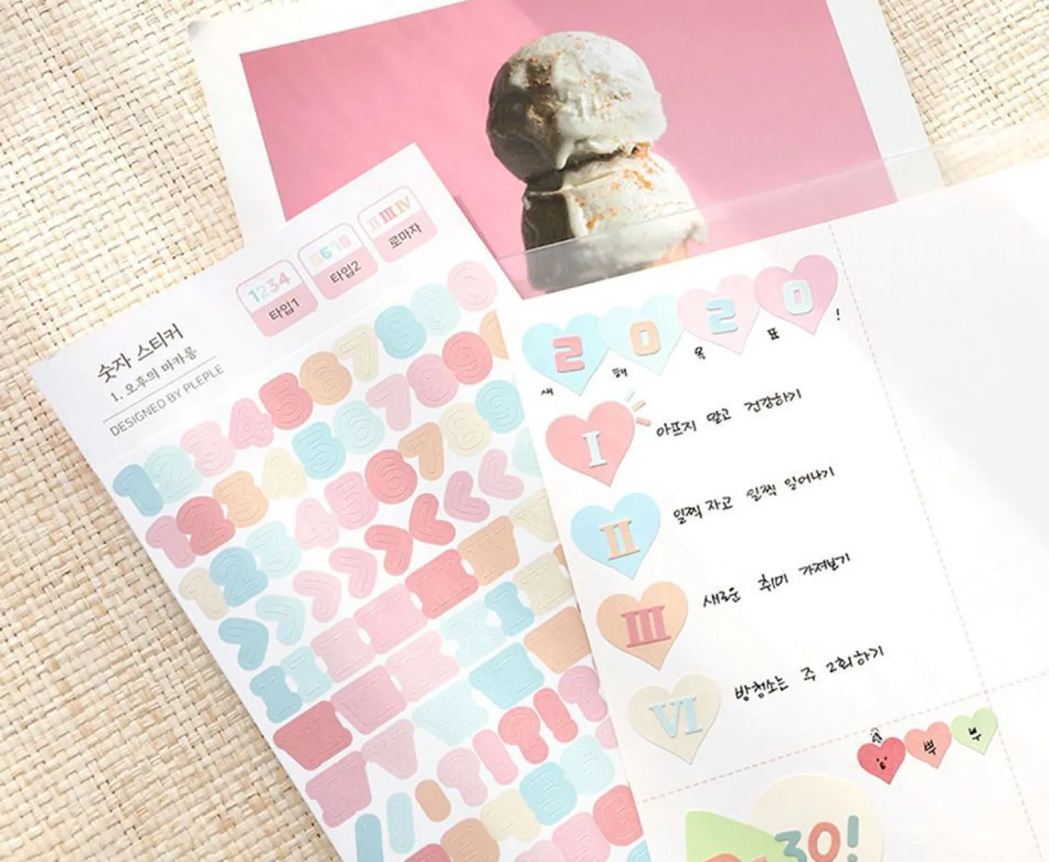 Planning Number Deco Sticker