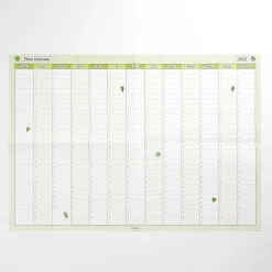 2026 Plant Yearly Calendar Poster