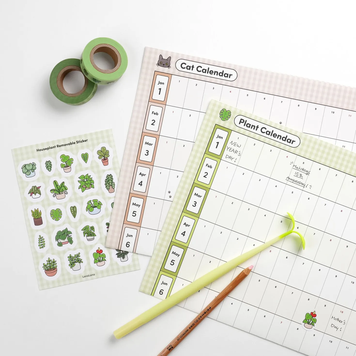2026 Plant Yearly Calendar Poster