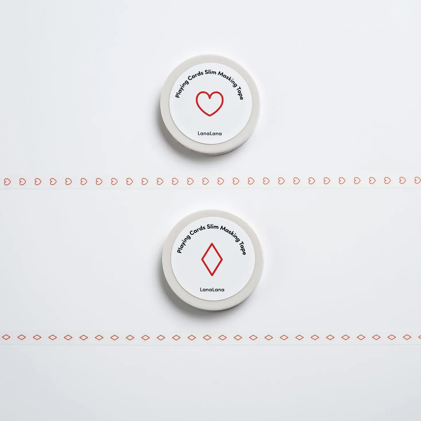 Playing Cards Slim Masking Tape