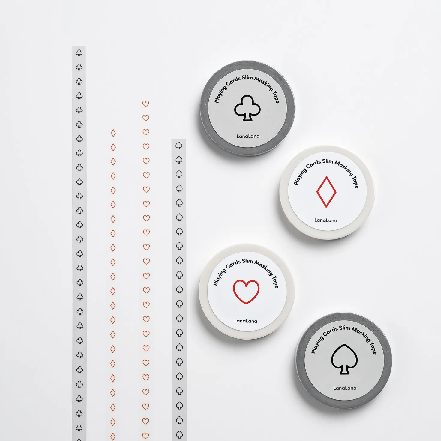 Playing Cards Slim Masking Tape