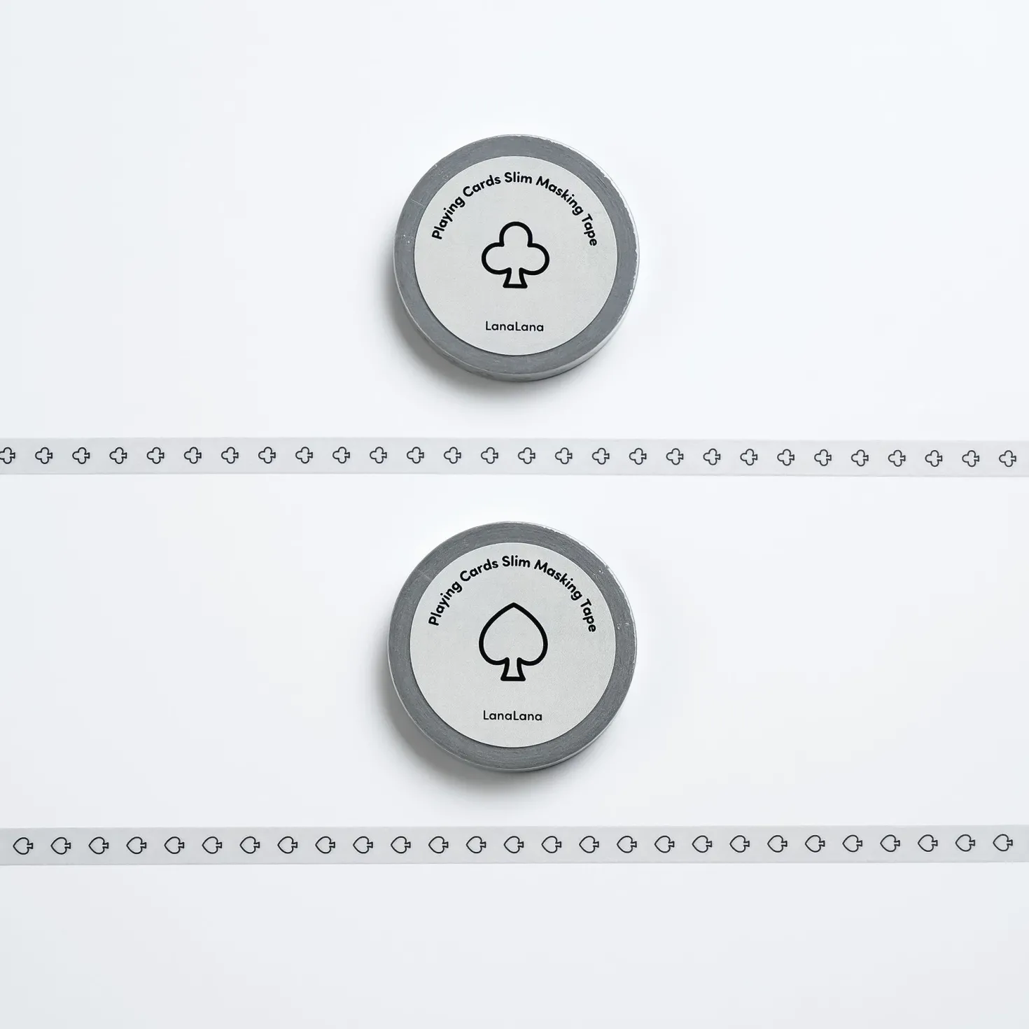 Playing Cards Slim Masking Tape