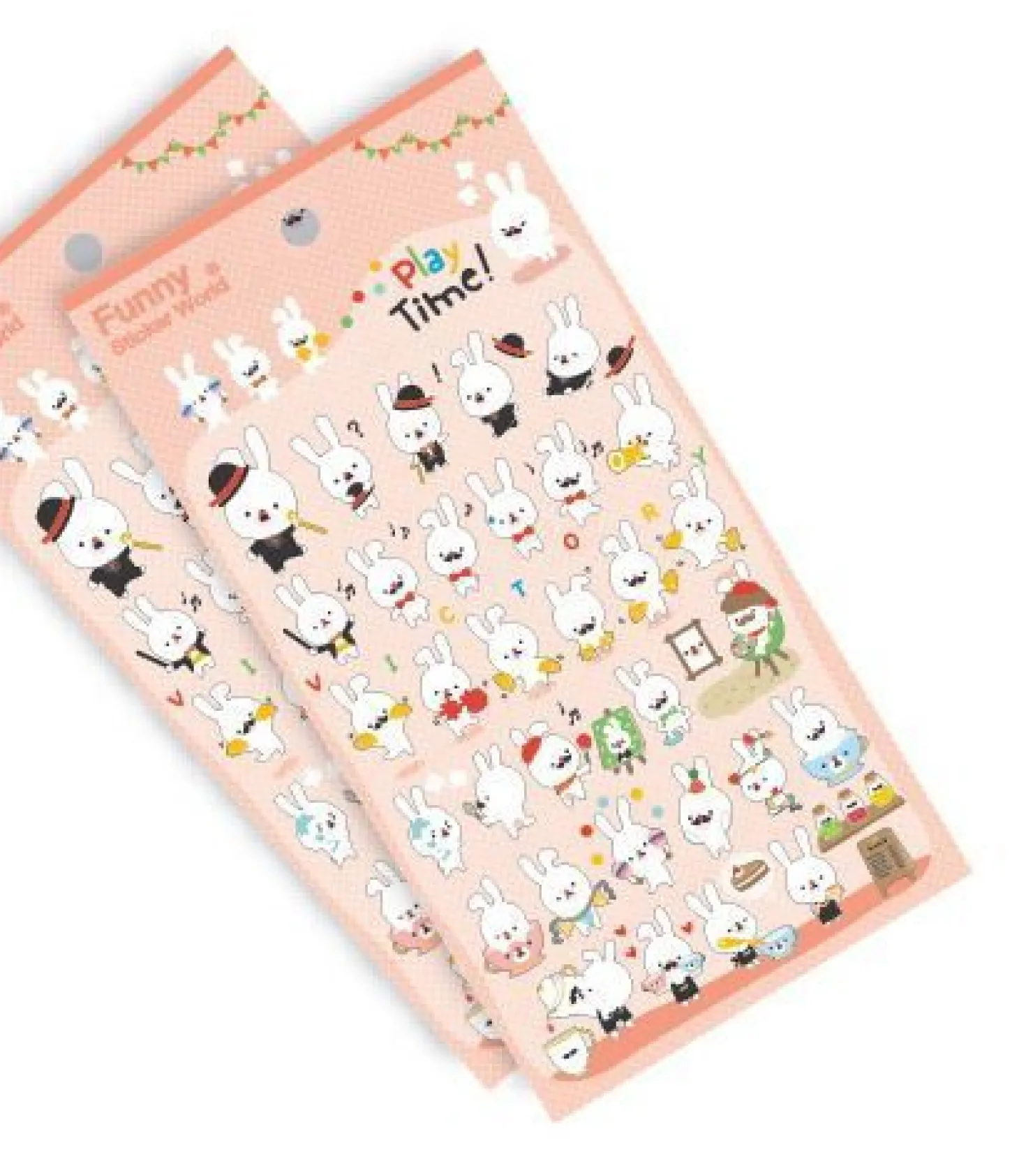 Play Time Bunny Deco Sticker