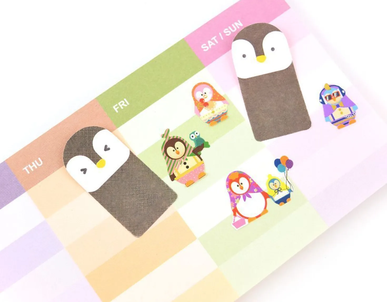 Poncho Penguin Deco Sticker
