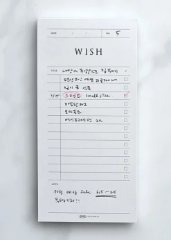 Pop-up Standing Schedule Memo Pad